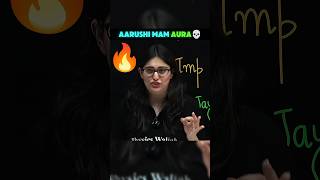 Aaru Mam Ka Aura 👍🔥|| Foundation Batch || Physics Wallah || #roast #cute #pw