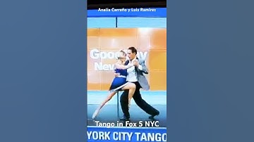 Tango in Fox 5 #foxnews #nyc #show #tango #tangodancers #dance #lawofattraction #dancer #baile #love