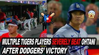 Massive Brawl Breaks Out After Dodgers Win! Ohtani Was Severely Beaten by Multiple Tigers Players