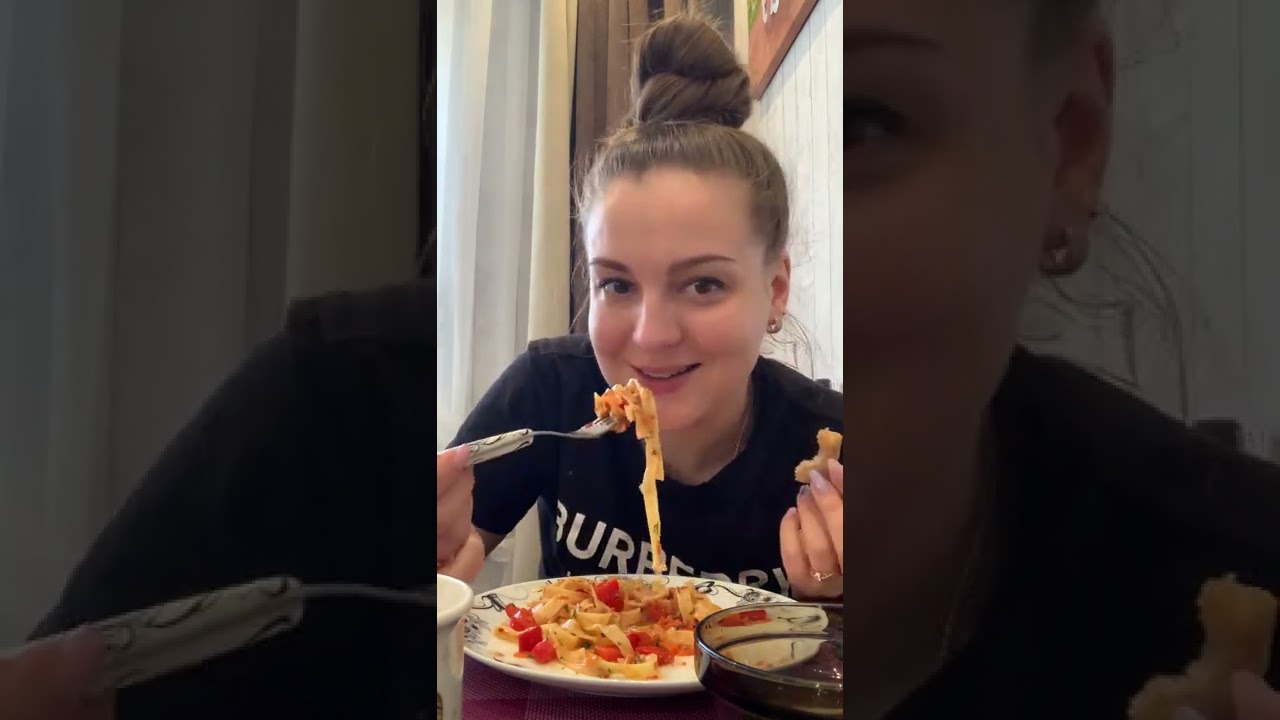 Мукбанг макароны