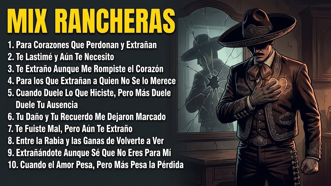 Rancheras Románticas – Mix Amores que se Extrañan Aunque Hayan Hecho Daño