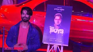 Shahid Kapoor was spotted promoting Amazon Prime Video's upcoming web series The Boys 3