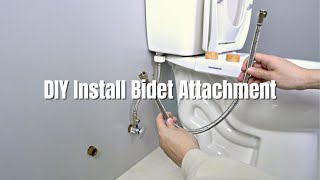 DIY Install Tutorial - How to Install Hibbent Toilet Seat Bidet Attachment 1103 + How to Use