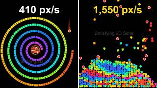 12 Most Satisfying 2D Simulations 🌀 | 9 Minutes of Pure Satisfaction