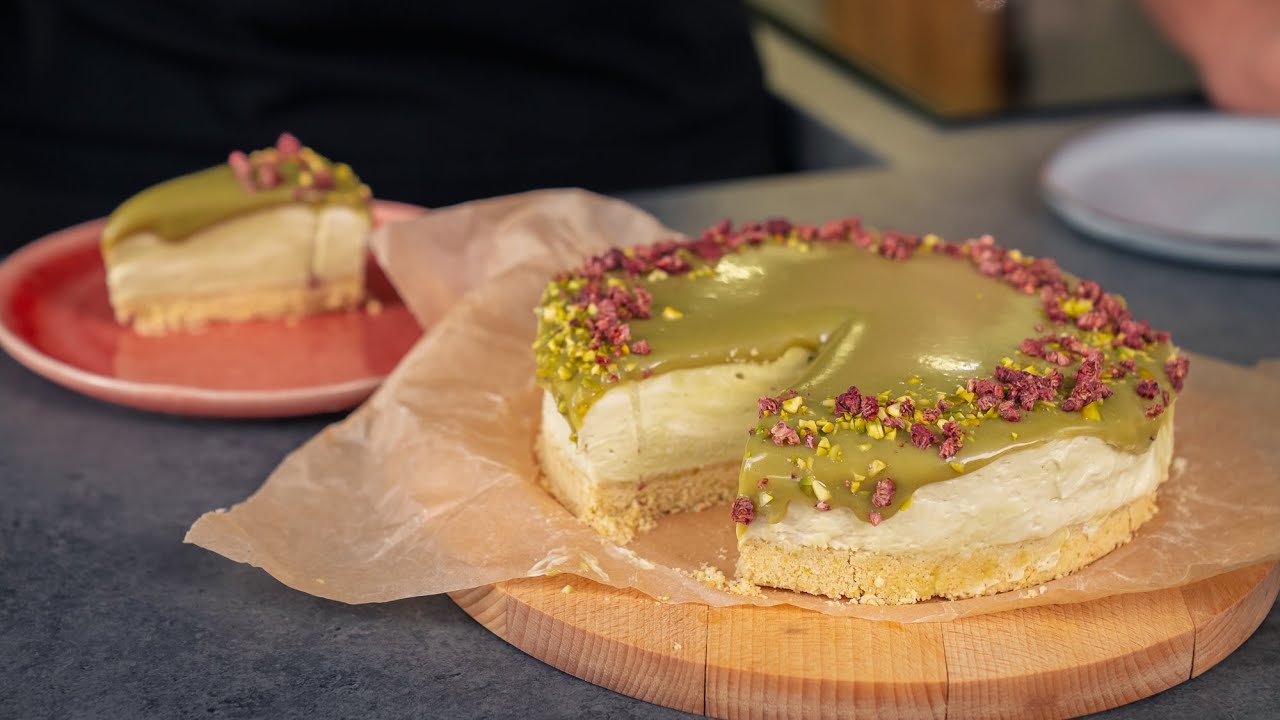 Najlepszy w Twoim życiu - SERNIK POTRÓJNIE PISTACJOWY