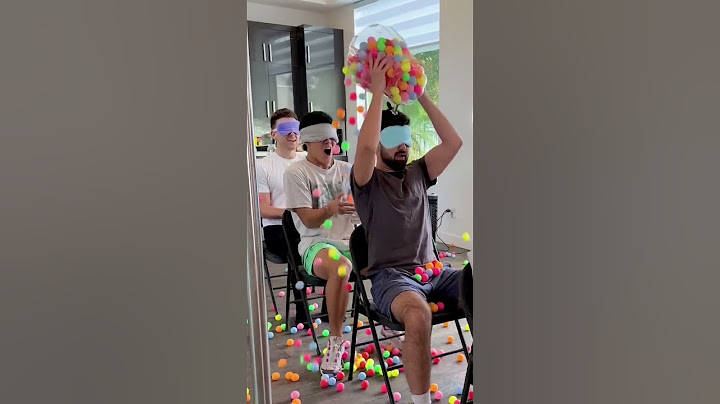 pour challenge with 10,000 ping pong balls!
