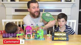 OMG 😆 Hatchimals CollEGGtibles Tropical Party Playset with Lights and Sounds (The Triplets too :)
