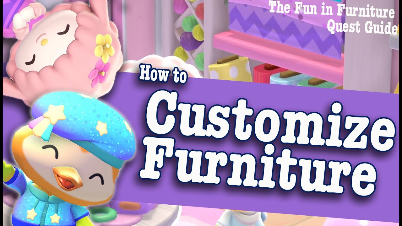 How to Customize Furniture - Hello Kitty Island Adventure 1.4 - The Fun ...