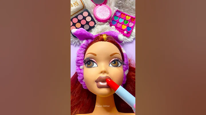 ASMR Satisfying Unboxing & Review Mannequin Makeup Skincare Sounds Video Fast Hair Style Lipstick