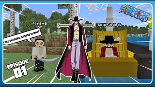 Gua Jadi Dracule Mihawk Pendekar Pedang Terkuat di Minecraft One Piece EPS 01