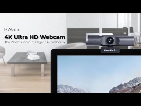 AVerMedia 4K Ultra HD Webcam PW515 - Trailer Video