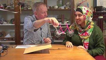 Angular momentum using the brakes