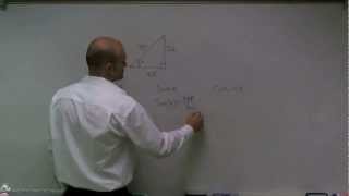 Algebra - Beginning Trigonometry Finding Angles - Medium