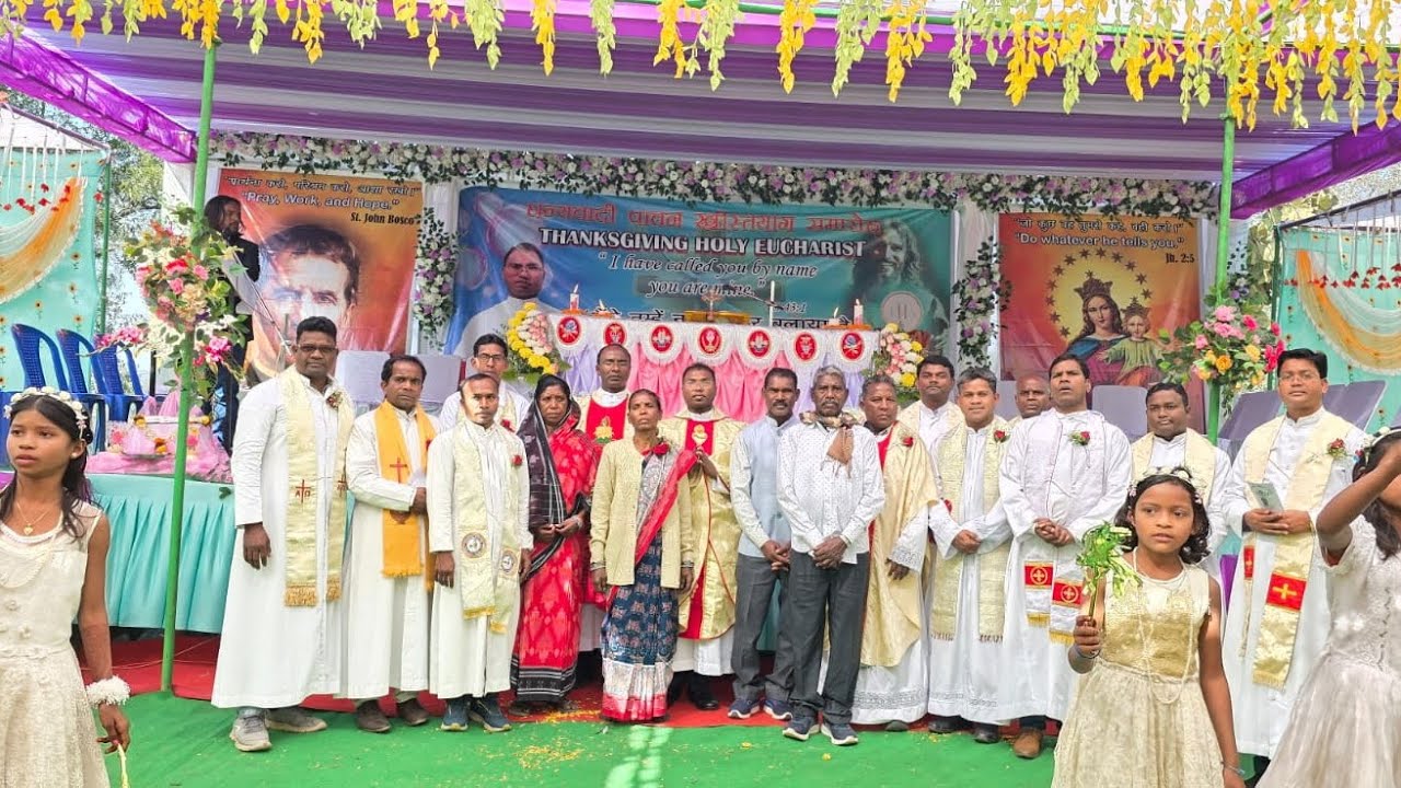 Thanksgiving Mass Fr Elias Majhi Rajgangpur