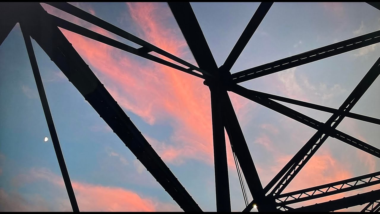 4K⭐️HD  2023 Nov 21  Walnut Street Pedestrian Bridge  　　　　2023.11.21  ウォルナット・ストリート・ブリッジ