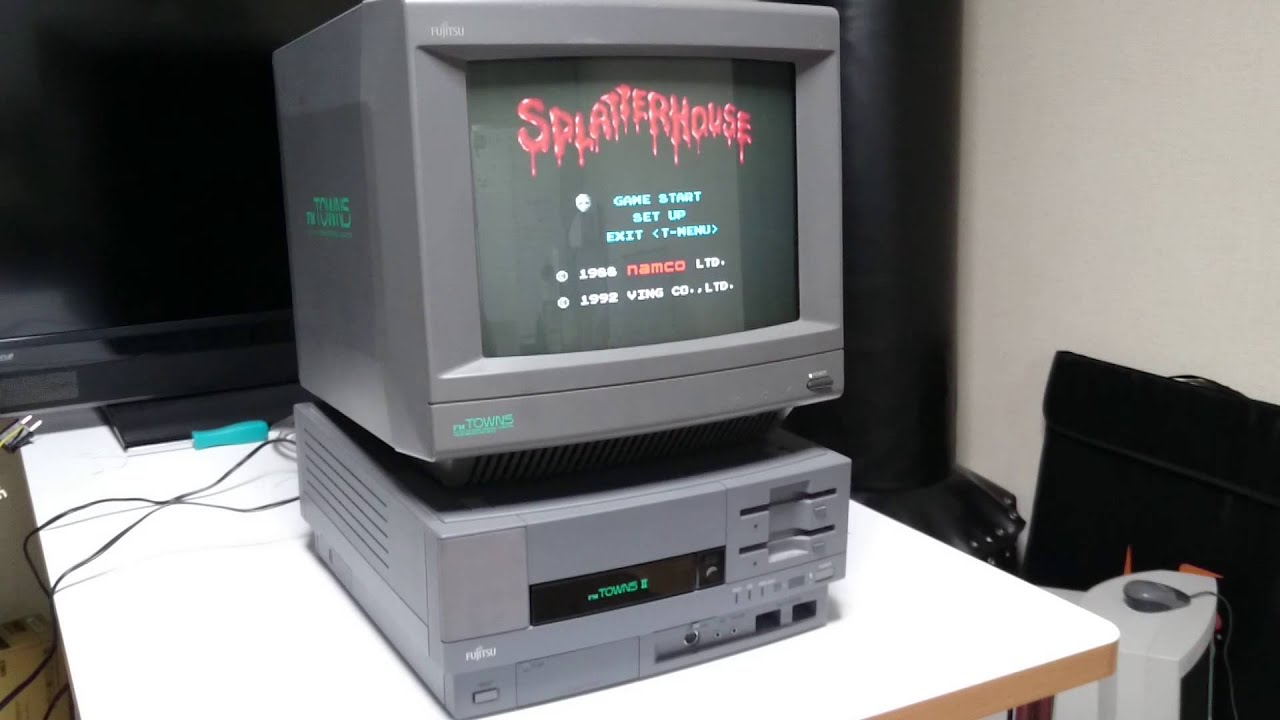 SPLATTERHOUSE on Fujitsu FM-TOWNSⅡ HG