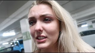 i've never seen her cry like this before...