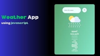 Weather App using HTML,CSS,JS, #PART 1 ||Mastering coding in 2 months||#1