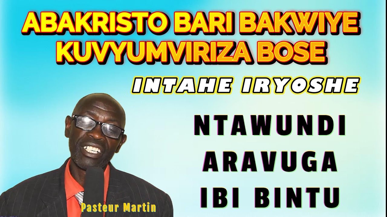 MBINGINGE MWUMVE BINO BINTU//NACISHIJWE MU MACHINE MWIJURU//NERETSWE IVYA ANTIKRISTO/NIVYIBITSIBO