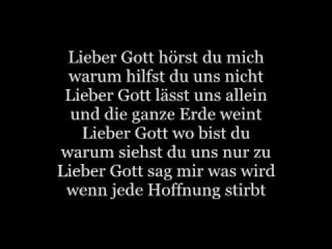 LaFee - Lieber Gott - Lyrics