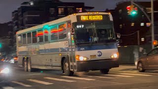 MTA: 2008 MCI D4500CT #2235 on the BM1 @Coney Island Av/Beverly Rd