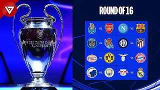 🔴 Round of 16 UEFA Champions League 2023/24 Draw Results