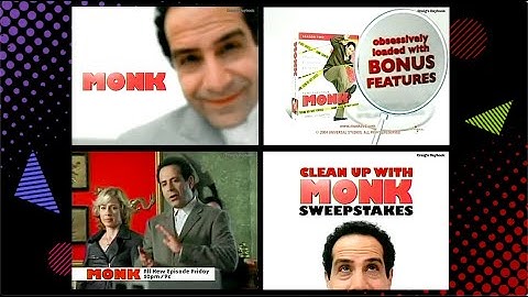 Retro 2005 - Monk Promos #1 - USA Network - Cable TV History