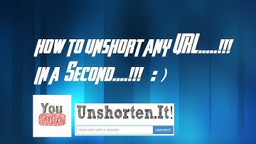 How To Unshorten any URL ? ( IN 1 SECOND ) EASIEST METHOD!!