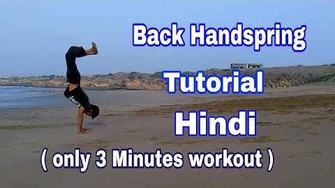 Learn Back #handspring Tutorial Hindi #Dance video