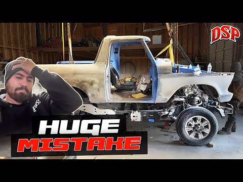 Making custom body mounts for my f-150 Bronco!!!