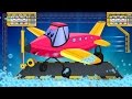 Aeroplane | Kids Car Wash | Cartoon Vehicles For Children