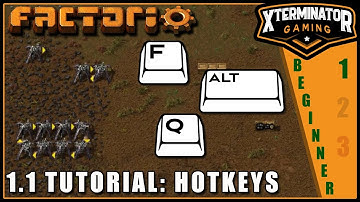 Factorio Tutorial - Helpful Hotkeys For Beginners : EP 1 Season 1