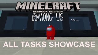 NEW MCPE "Among Us" | All Tasks Showcase (MCPE/BE Map/Add-on) screenshot 3