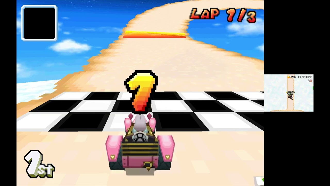 Mario Kart DS (CTGP Nitro - Custom Tracks) #74 150cc Pow Cup with Dry Bones