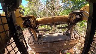 CAT 226b Skid Steer Building Driveway in Hawaii