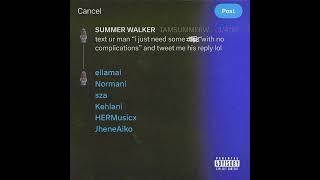 kwn x summer walker - good girl x girls need love (432hz)