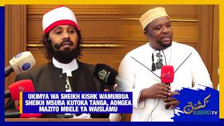 UKIMYA WA SHEIKH KISHK WAMUIBUA SHEIKH RASHID MSUBA KUTOKA TANGA, AONGEA MAZITO MBELE YA WAISLAMU