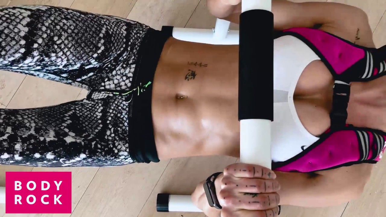 ab workouts with resistance bands BodyRock - Move Of The Day - Elevated Bike Ab & Inner Thigh Lift
