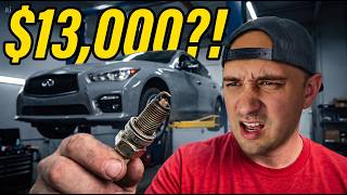 FIXING THE GALLARDO WHILE TRYING TO SAVE MY Q50