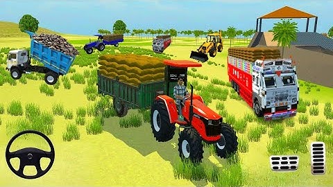 DRIVE JCB AND UNLOADED STONE FOR DUMPER TRUCK IN 3D GAME 