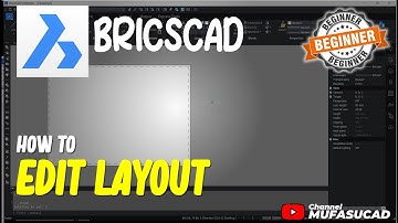 How To Edit Layout In BricsCAD