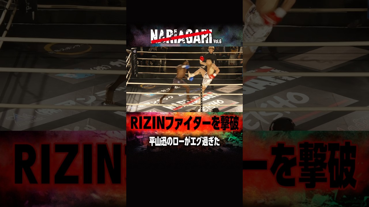 【激闘】元K-1がRIZINを削り切る #切り抜き #皇治 #nariagari