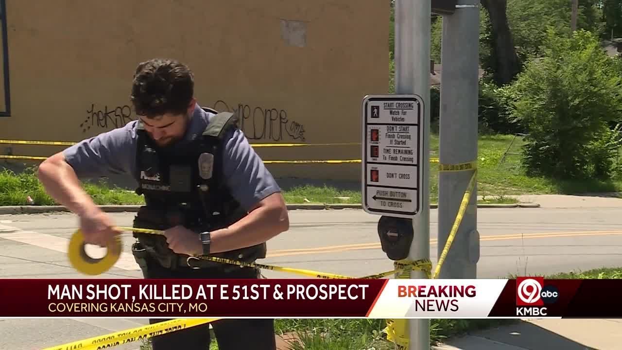 Man found fatally shot near bus stop in Kansas City - YouTube