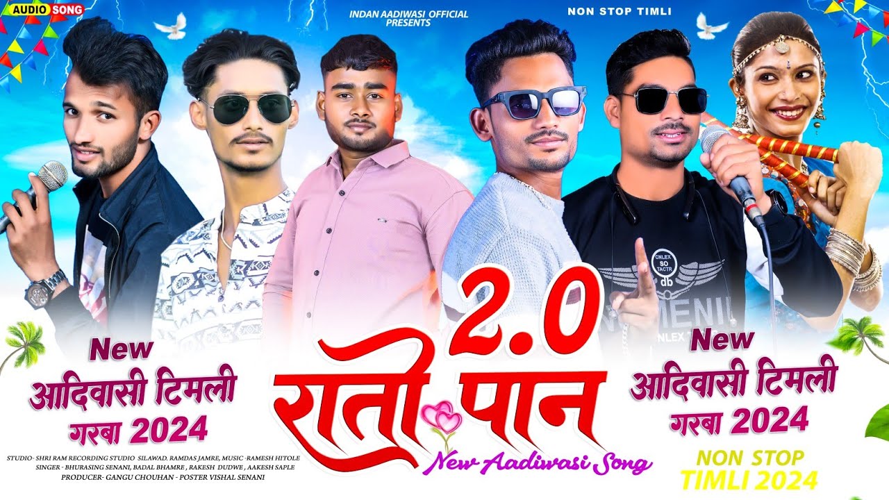 New Non-Stop Garba Timli 2025 ! रातो पान Rato Pan ! Rakesh Dudwe Bhurasing Senani Badal Bhamre