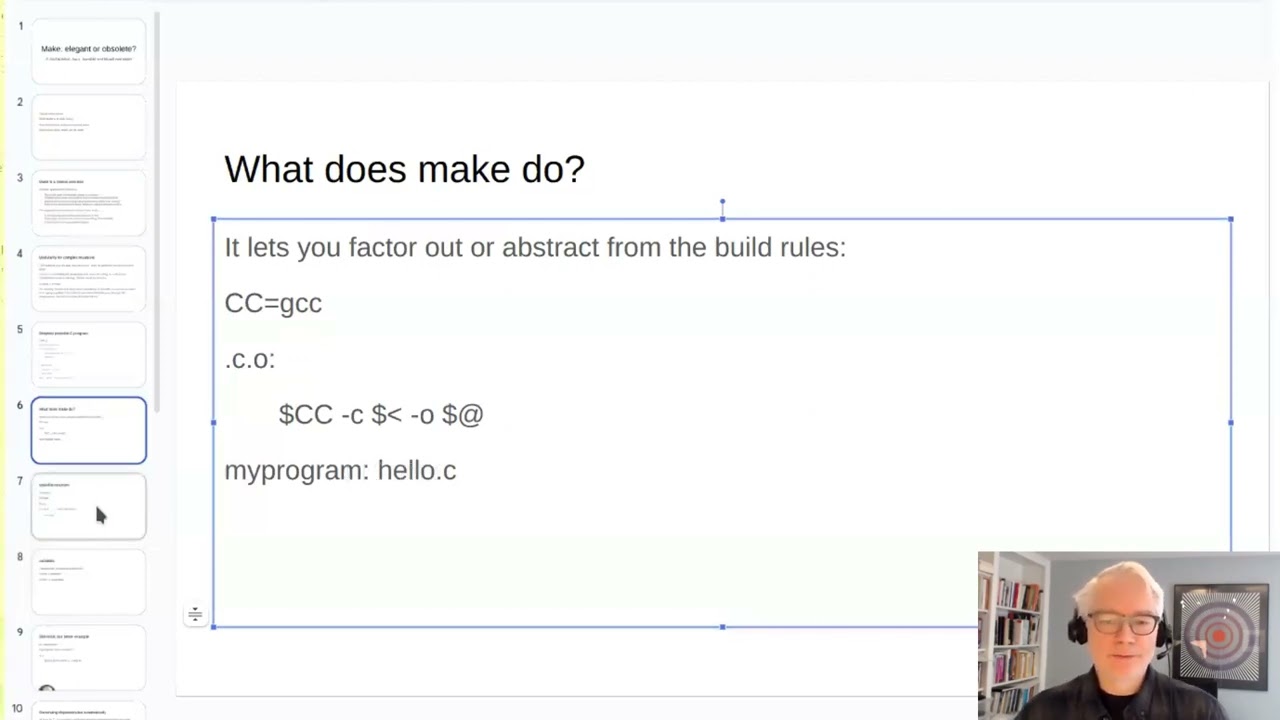 Make: a declarative, lazy, parallel workload manager.  Elegant or obsolete?