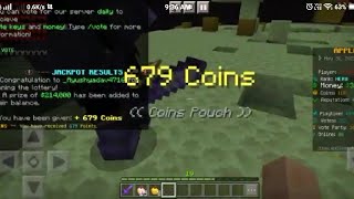 Opening coins gkit in applemc banana realm