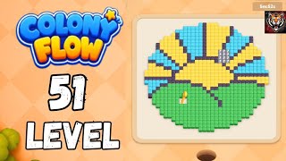 Colony flow Level 51 Walkthrough Solution