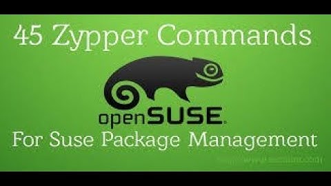 SuSE software repository configuration