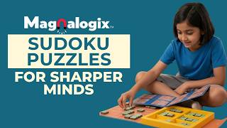 Magnetic Sudoku Farm Game for Kids 6 to 12 Years Old | Educational Logic Toy for Boys and Girls