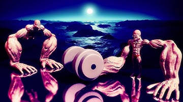 Space Gym || VJ Loops Visuals